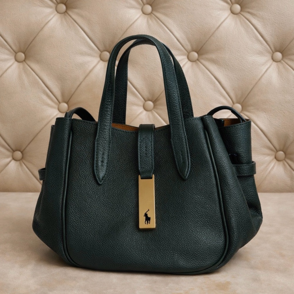 Polo Ralph Lauren Polo ID Calfskin Mini Saddle Bag